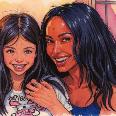 Sabrina Sato diz que filha está igual a ela e divide seguidores