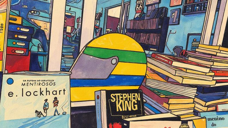 Interior de sebo nos arredores do Autódromo de Interlagos (Foto: Beatriz Pinheiro)