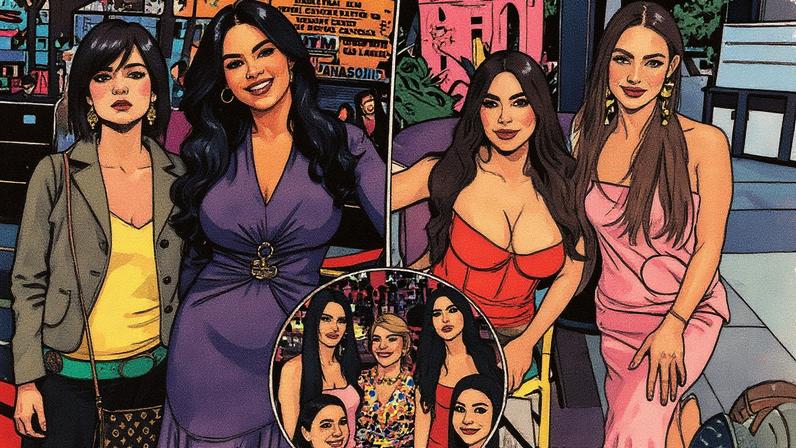 Sofía Vergara and her younger sister Sandra turned up the heat in a rare family photo on Friday. Instagram/Sandra Vergara