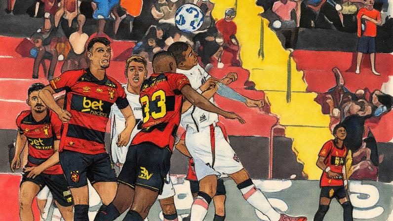 Partida entre Sport e Vitória, pelo Brasileirão (Foto: Marlon Costa/Agif/Gazeta Press)