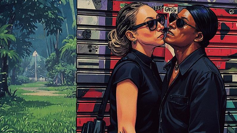 Thalita Carauta e o noivo, Tay O'Hanna — Foto: Reprodução/Instagram