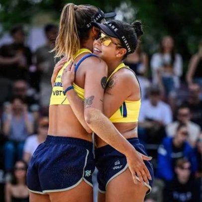 Thâmela e Vic ficam fora da final do Mundial de Vôlei de Praia