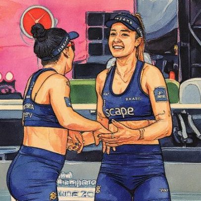 Thâmela e Vic avançam às oitavas do Mundial de Vôlei de Praia