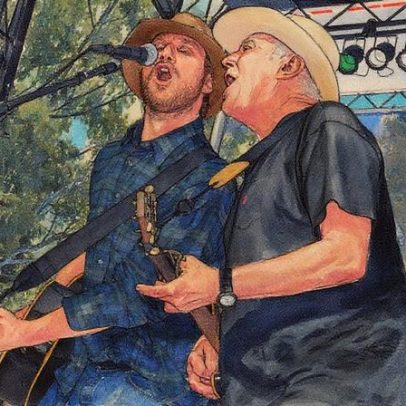 Todd Snider canta Mr. Bojangles com Jerry Jeff Walker em 2012