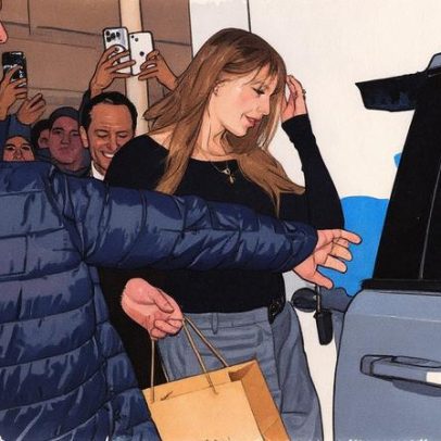 Taylor Swift usa colares de diamante em encontro no Polo Bar com Travis Kelce