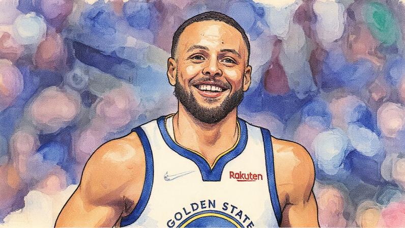 Stephen Curry smile Golden State Warriors