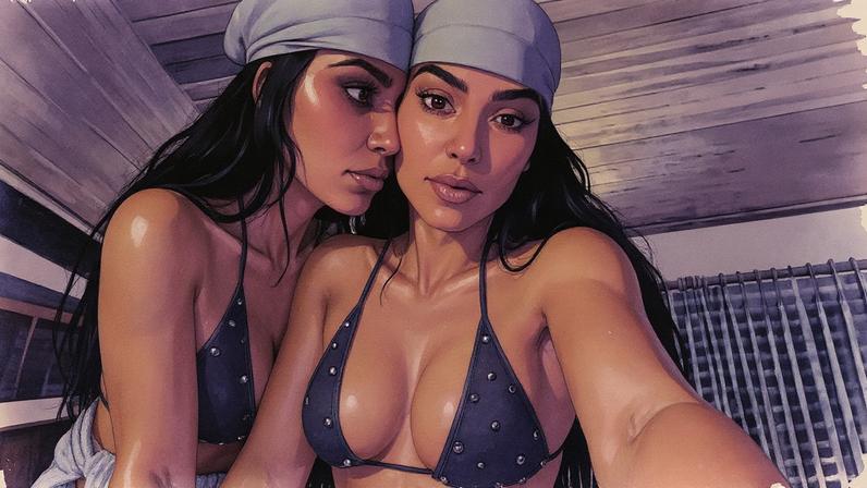 Kim Kardashian shared bikini pics days after revealing she failed the bar exam. Instagram/kimkardashian