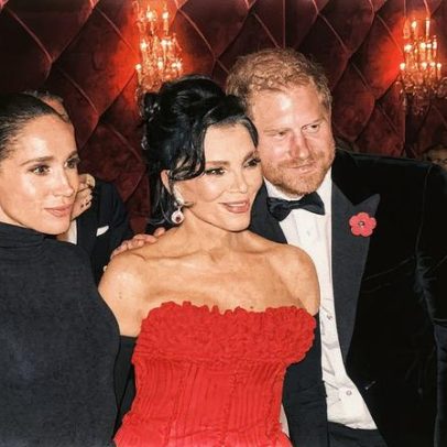 Príncipe Harry e Meghan Markle sofrem críticas por fotos Kris Jenner apagadas