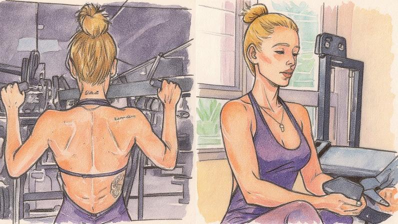 Yasmin Brunet mostra treino na academia e costas musculosas roubam a cena — Foto: Reprodução/Instagram