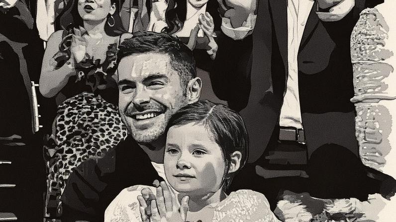 Zac Efron finally made an appearance on “Dancing With the Stars” in support of Dylan Efron on Tuesday.